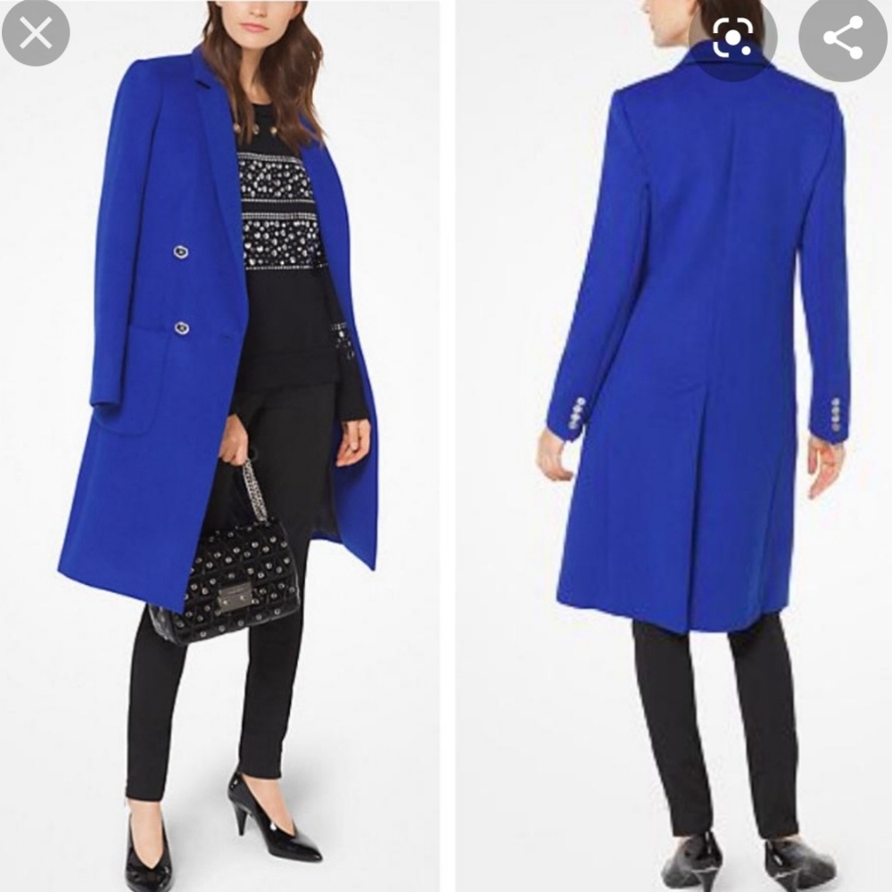 Michael Kors wool blend coat 0